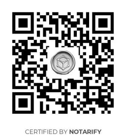 QR Code certificazione Notarify