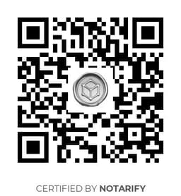 QR Code certificazione Notarify