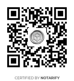 QR Code certificazione Notarify