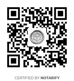 QR Code certificazione Notarify