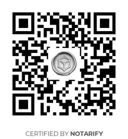 QR Code certificazione Notarify