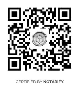 QR Code certificazione Notarify