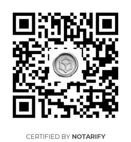 QR Code certificazione Notarify