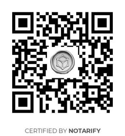 QR Code certificazione Notarify