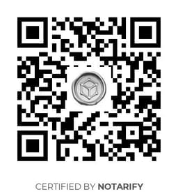 QR Code certificazione Notarify