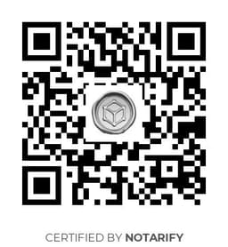 QR Code certificazione Notarify