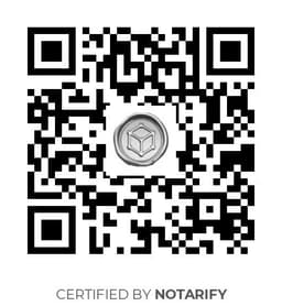 QR Code certificazione Notarify