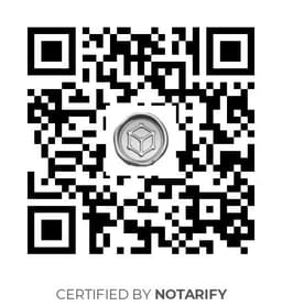 QR Code certificazione Notarify