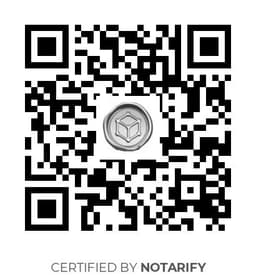 QR Code certificazione Notarify