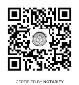 QR Code certificazione Notarify