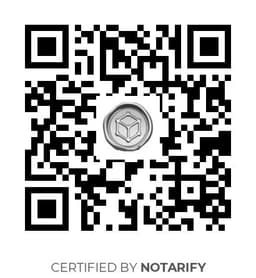 QR Code certificazione Notarify