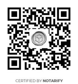 QR Code certificazione Notarify