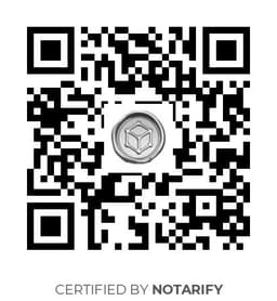 QR Code certificazione Notarify