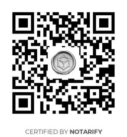 QR Code certificazione Notarify