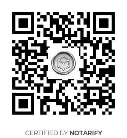 QR Code certificazione Notarify