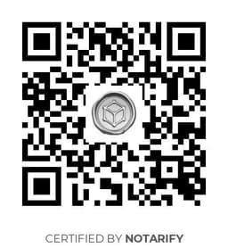QR Code certificazione Notarify