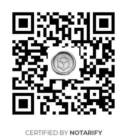 QR Code certificazione Notarify