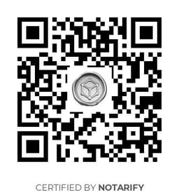 QR Code certificazione Notarify