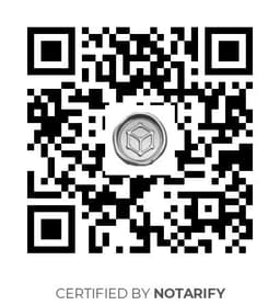 QR Code certificazione Notarify