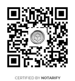 QR Code certificazione Notarify