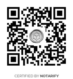 QR Code certificazione Notarify