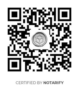 QR Code certificazione Notarify