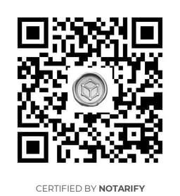QR Code certificazione Notarify