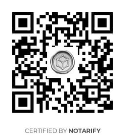 QR Code certificazione Notarify
