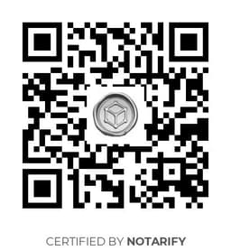 QR Code certificazione Notarify