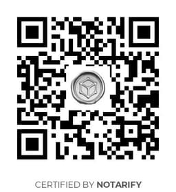 QR Code certificazione Notarify