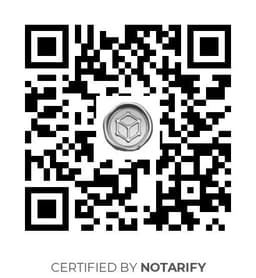 QR Code certificazione Notarify