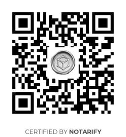 QR Code certificazione Notarify