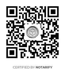 QR Code certificazione Notarify