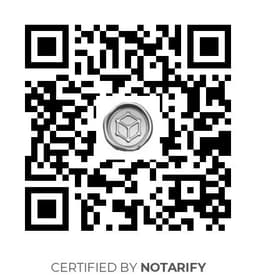 QR Code certificazione Notarify