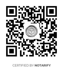 QR Code certificazione Notarify