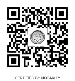 QR Code certificazione Notarify