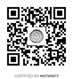 QR Code certificazione Notarify