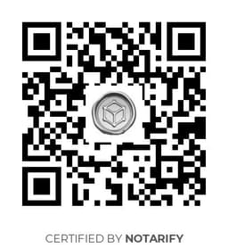 QR Code certificazione Notarify