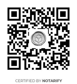 QR Code certificazione Notarify