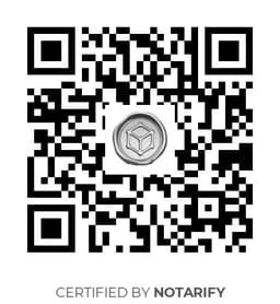 QR Code certificazione Notarify