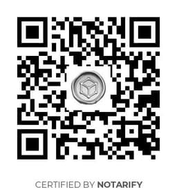 QR Code certificazione Notarify