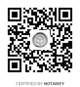QR Code certificazione Notarify