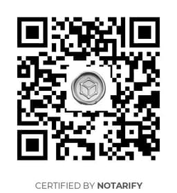 QR Code certificazione Notarify