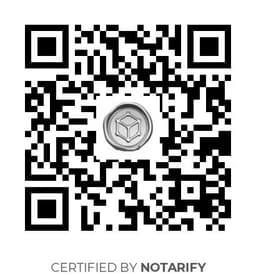 QR Code certificazione Notarify