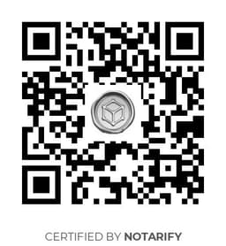 QR Code certificazione Notarify