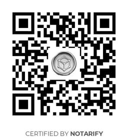 QR Code certificazione Notarify
