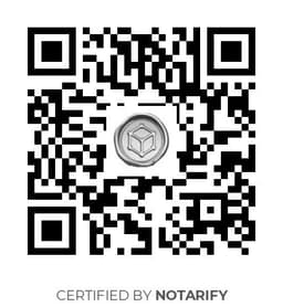 QR Code certificazione Notarify