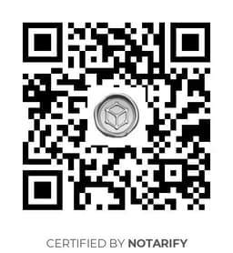 QR Code certificazione Notarify