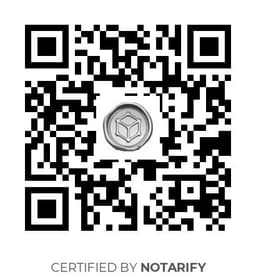 QR Code certificazione Notarify
