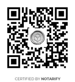 QR Code certificazione Notarify
